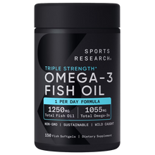 Sports Research Triple Strength Omega-3 Fish Oil 150 Softgels