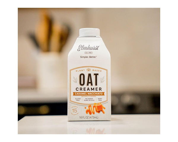Elmhurst 1925 Oat Creamer Caramel Macchiato – 16 oz