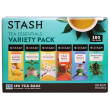 Stash Tea Essentials Variety Pack, 180 Tea Bags (6 Flavors × 30 Each) - Real Prime Deals
