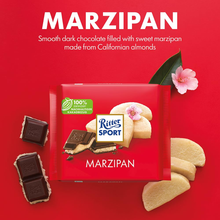 Ritter Sport Dark Chocolate with Marzipan Filling, 3.52 oz (100g)