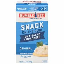 Bumble Bee Snack On The Run tuna salad and crackers original flavor ready-to-eat box