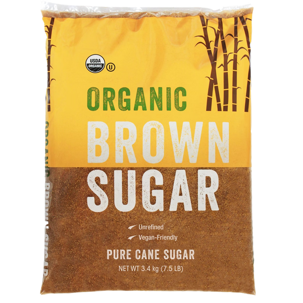Organic Brown Sugar Pure Cane Sugar 7.5 lb — Unrefined, Vegan