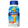 PediaSure Grow & Gain vanilla shake for kids, 8 fl oz bottle with giraffe design, clinically proven to help kids grow
