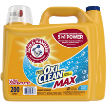 Arm & Hammer Plus OxiClean MAX Laundry Detergent Fresh Scent 200 fl oz 200 Loads