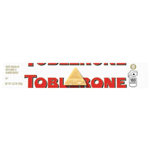 Toblerone white chocolate bar with honey & almond nougat, 3.52 oz, 180 calories per serving