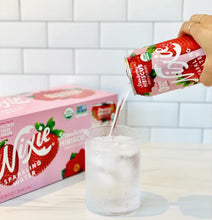 Nixie Organic Sparkling Water Strawberry Hibiscus, 12 fl oz Can, 0 Calories, USDA Organic