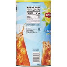 Lipton Lemon Iced Tea Mix 89.8 oz — Makes 38 Quarts