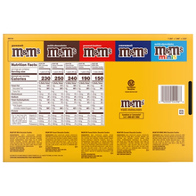 M&M's Variety Pack 30 Full Size Packs, 47.4 oz