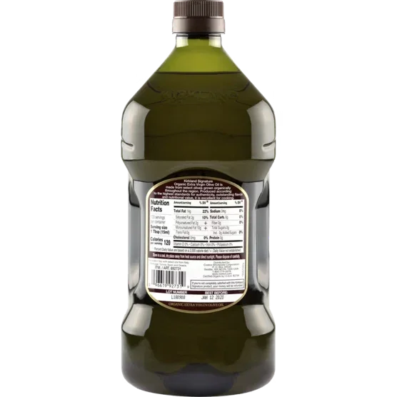 Kirkland Organic Extra Virgin Olive Oil 2 QT