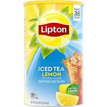 Lipton Lemon Iced Tea Mix 89.8 oz — Makes 38 Quarts
