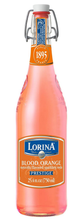 Lorina Blood Orange Naturally Flavored Sparkling Soda, 25.4 fl oz (750mL), Prestige Collection, Gluten-Free, Since 1895