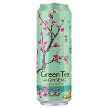 AriZona Green Tea with Ginseng and Honey, 22 fl oz (650ml) Can