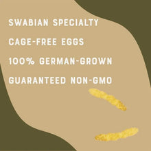 Swabian specialty cage-free eggs, 100% German-grown, guaranteed non-GMO, premium imported snacks