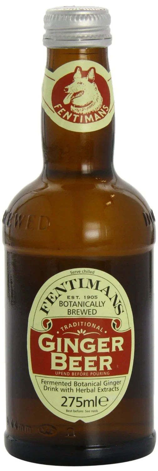Fentimans Traditional Ginger Beer, 9.3 fl oz (275mL) Glass Bottle, Botanically Brewed