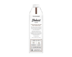 Elmhurst plant-based milk carton, 100% recyclable, simple ingredients, premium dairy alternative