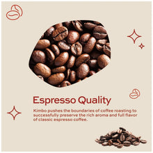 Espresso coffee beans with rich aroma, highlighting premium coffee quality and full flavor.