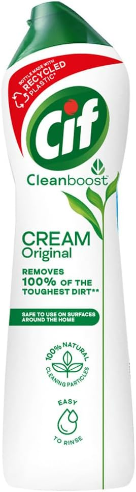 Cif Cream Multi-Purpose Cleaner 500ml | Lemon, Original, Pink Flower & White 750ml