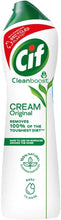 Cif Cleanboost Cream Original all-purpose cleaner with recycled plastic bottle, natural cleaning particles, easy rinse