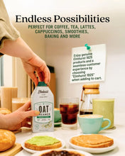 Elmhurst 1925 oat creamer for coffee, tea, lattes, smoothies, baking — plant-based, unsweetened, versatile dairy alternative
