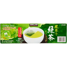 Kirkland Signature Green Tea Sencha & Matcha Blend, 100 Tea Bags, 5.29 oz