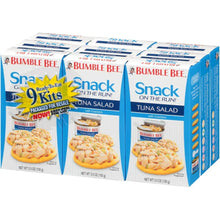 Bumble Bee tuna salad snack kit multipack, ready-to-eat meal with crackers