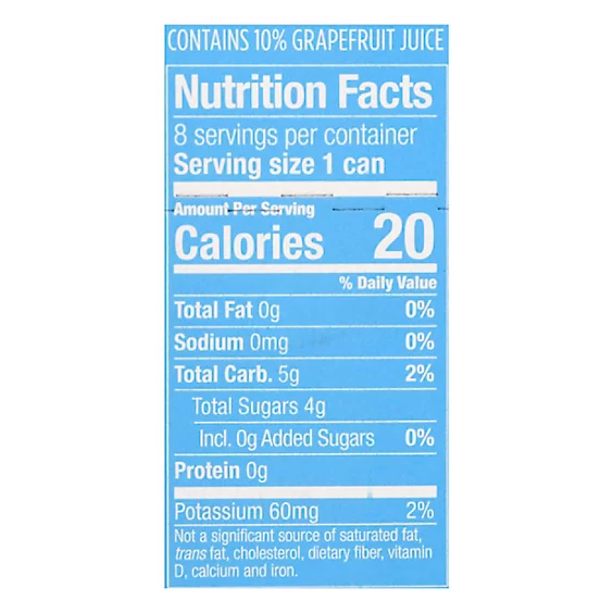 Polar Diet Pink Grapefruit Dry, Sparkling Beverage with Real Juice, 12 fl oz