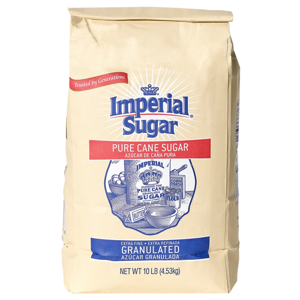 Imperial Sugar Pure Cane Sugar Extra Fine Granulated 10 lb