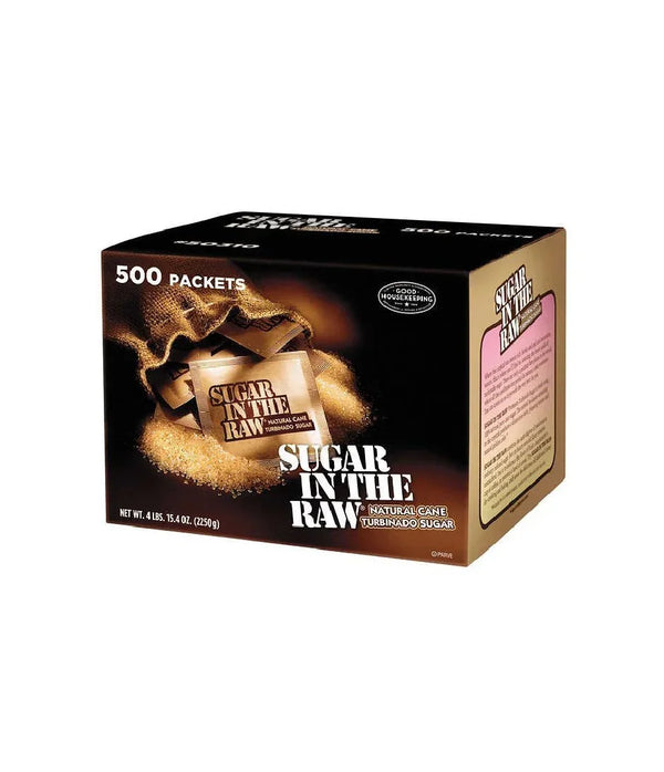 Sugar In The Raw Turbinado Cane Sugar Packets, 500 CT (4.96 LBS) - Real Prime Deals