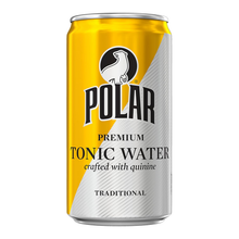 Polar Premium Tonic Water Traditional, Crafted with Quinine, 7.5 fl oz Cans
