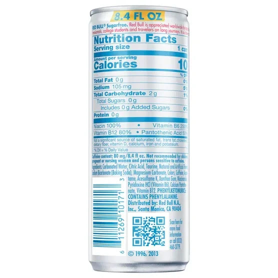 Red Bull Sugarfree Energy Drink 8.4 fl oz (250ml)