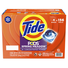 Tide PODS Spring Meadow 3X Concentrated Laundry Pacs 156 ct 116 oz