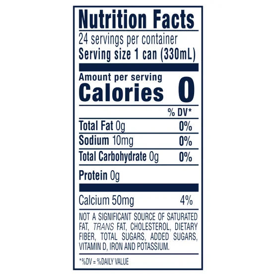 S.Pellegrino Sparkling Natural Mineral Water, 330mL Slim Cans
