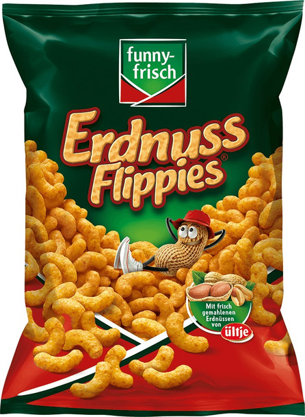 funny-frisch Erdnuss Flippies Peanut Snack 6.17 oz (175g) | Made in Germany