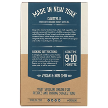 Sfoglini Cavatelli Organic American Grains Pasta 16 oz — USDA Organic Vegan