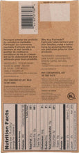 Fairtrade chocolate bar back label with nutrition facts, ingredients, and bilingual info for premium imported snacks