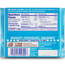 Ritter Sport Alpine Milk Chocolate, 3.52 oz (100g)