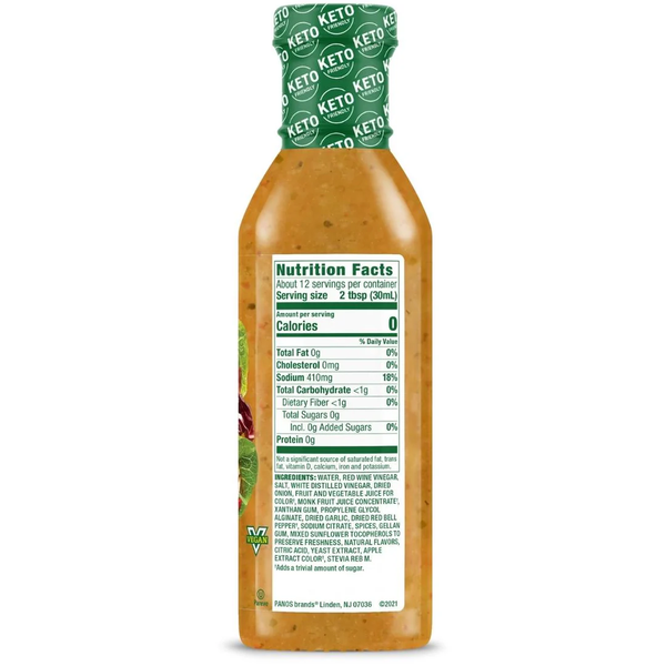 Walden Farms Italian Dressing 12oz | Zero Calories