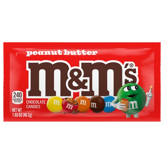 M&M's Peanut Butter Chocolate Candies 24-Count, 39.12 oz