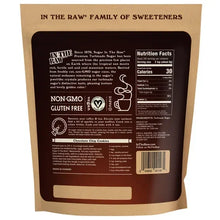 In The Raw Chocolate Chip Cookies package, non-GMO, gluten-free sweetener for coffee or baking