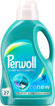Perwoll Sport laundry detergent for activewear, 27 washes, renew formula