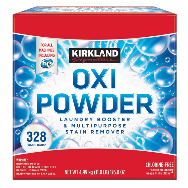 Kirkland Signature OXI Powder Laundry Booster & Multipurpose Stain Remover 176 oz 11 lb