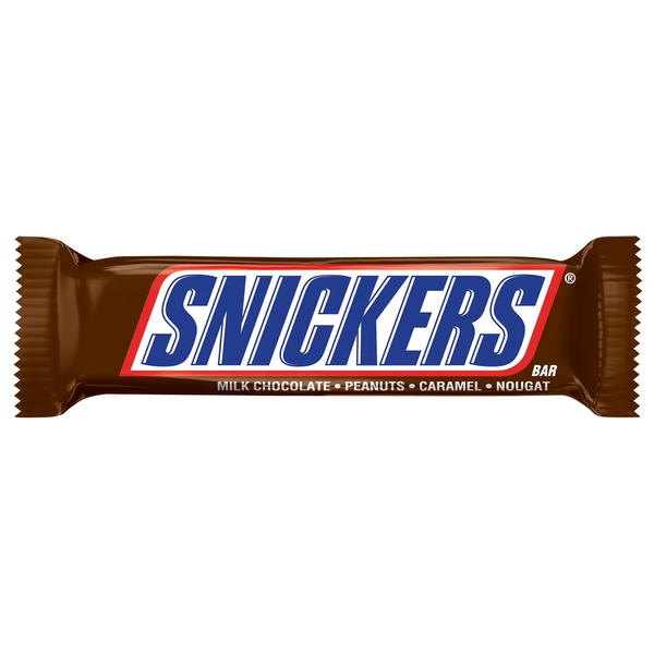 Snickers Bar 1.86 oz — Milk Chocolate, Peanuts, Caramel