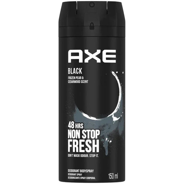 AXE Black deodorant spray with frozen pear & cedarwood scent, 48 hrs non-stop fresh, 150ml