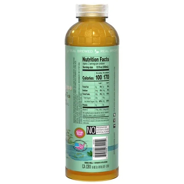 AriZona Green Tea with Ginseng and Honey, 16 fl oz Bottle