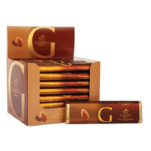 Godiva Chocolatier Milk Chocolate Almond Bar, Roasted Almond, Belgium 1926, 1.5 oz (43g)