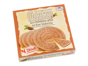 Dr. Quendt Oblaten Chocolate Cream Wafer Rounds 5.29 oz (150g) | 4 Pieces