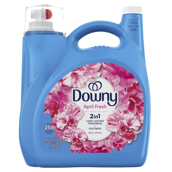 Downy April Fresh 2in1 Fabric Softener 150 fl oz 257 Loads Long Lasting Freshness + Softness