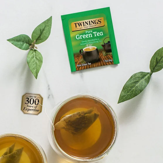 Twinings Pure Green Tea, 100 Tea Bags Value Pack, 7.05 oz