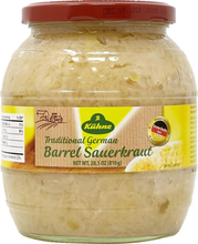 Kühne Traditional German Barrel Sauerkraut, 28.5 oz (810g) Glass Jar
