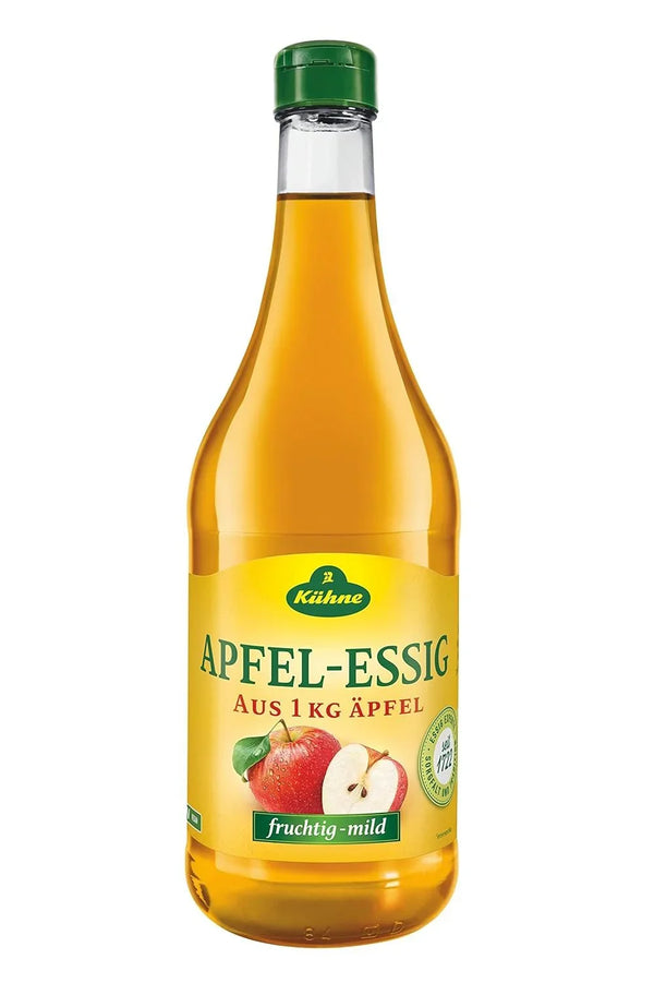 Kühne apple cider vinegar, fruity mild, made from 1kg apples, imported premium brand